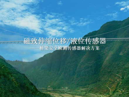 靜力水準儀在橋梁安全檢測解決方案